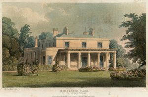 A Wimbledon Park, Earl Spencer székhelye alkotó: English School