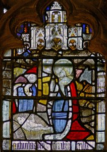 A betlehemet ábrázoló N8 ablak alkotó: English School