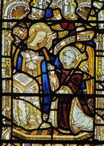 Az Angyali üdvözletet ábrázoló ablak alkotó: English School