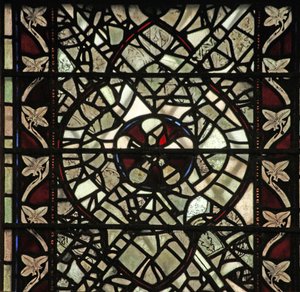 Grisaille-t ábrázoló w58-as ablak alkotó: English School