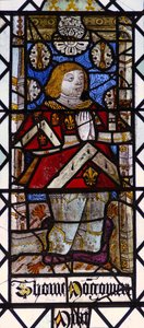 W7 ablak, amely egy donort ábrázol – Thomas Montgomery alkotó: English School