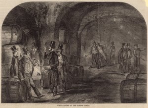 Borkóstoló a London Docksban alkotó: English School