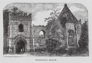 Wingfield Manor (metszet) alkotó: English School