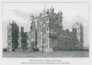 Wollaton Hall, Nottinghamshire (litográfia) alkotó: English School