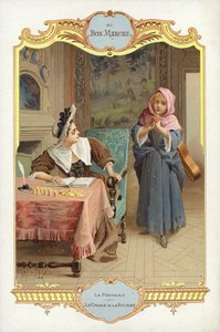 Pénzért könyörgő nő alkotó: English School