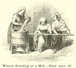 Malomban őrlő nők, Matt, xxiv, 41 alkotó: English School