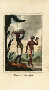 Martinique-i nők, Antillák, Nyugat-Indiák alkotó: English School