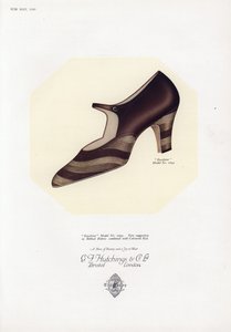 Női cipőreklám, 1930-as évek alkotó: English School