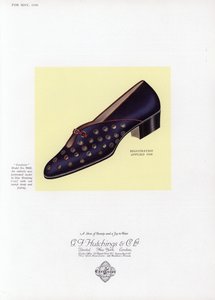 Női cipőreklám, 1930-as évek alkotó: English School