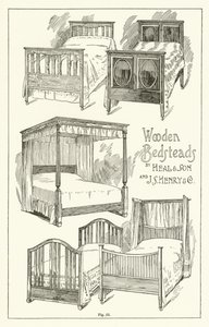 Wooden Bedsteads, Heal and Son és J S Henry and Company