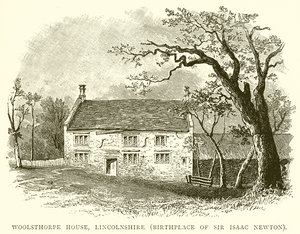 Woolsthorpe House, Lincolnshire (Sir Isaac Newton születési helye)