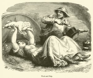 Arbeit und Spiel (Gravur) von English School