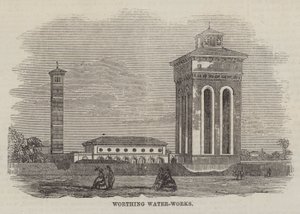 Worthing Water-Works (metszet) alkotó: English School