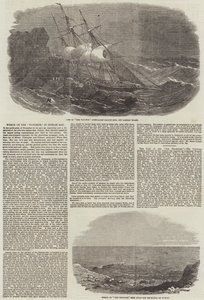 A "Tayleur" roncsa a Dublin-öbölben (metszet) alkotó: English School