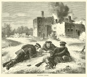 Írás haza, 1870. szeptember alkotó: English School