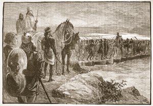 Xerxész átkel a Hellészponton alkotó: English School