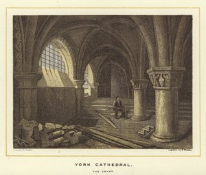York-i katedrális, a kripta alkotó: English School