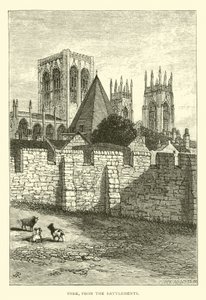 York, Battlementsből alkotó: English School