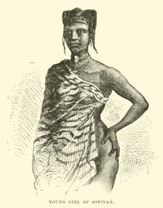 Fiatal lány Soninke alkotó: English School