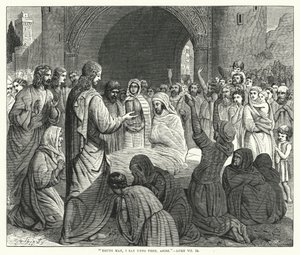 Fiatal ember, mondom néked, kelj fel, Lukács VII alkotó: English School