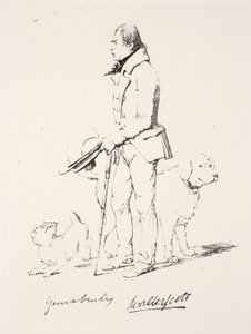 Tisztelettel: Walter Scott (toll és tinta) alkotó: English School