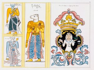 Zodiákus szimbólumok: A buddhizmus története és tana, Edward Upham, 1829 alkotó: English School