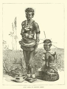 Zulu lányok táncos ruhában alkotó: English School