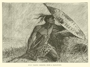 A zulu menedéket keres a jégeső elől alkotó: English School