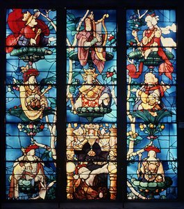 Jesse fája, 1522-24 (ólomüveg) alkotó: Engrand Leprince
