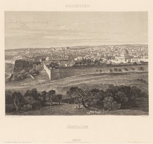 Jeruzsálem alkotó: Engraving by Friedrich Salathé