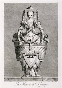 A menyasszony görög stílusban, a Mascarade a la Grecque-ből alkotó: Ennemond Alexandre (after) Petitot