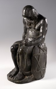 Messiás (bronz) alkotó: Enoch Henryk Glicenstein
