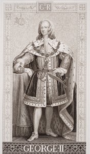 II. György (1683-1760) Az angol és skót történelem illusztrációiból, II.