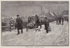 Hazahoznak egy munka közben megsérült szénbányászt (litho)