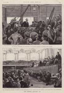Jelenetek az 1892-es brit általános választási kampányból (litho)