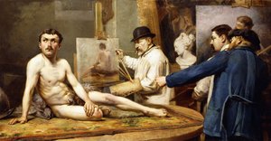 A festő előtt alkotó: Enrico Bogliani