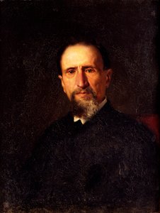 Antonio Magni mérnök portréja (olaj, vászon) alkotó: Enrico Crespi