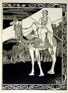 Enak Gemorrhe (Gomorra) előtt, a Juda című könyvből, amelyet Ephraim Moses Lilien (1874-1925) illusztrált. Liliant a Jugendstil (német szecessziós) stílusban megalkotott cionista ikonográfia atyjaként tartják számon. Illusztrálta a „Juda” (1900) című könyv