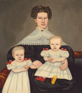 Mrs. Paul Smith Palmer és ikrei, 18351838.