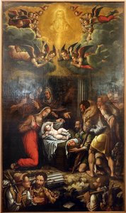 A pásztorok imádása alkotó: Ercole Ramazzani