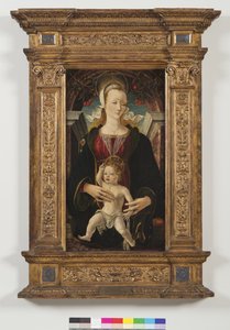 Madonna és gyermeke, 1470-80 alkotó: Ercole de Roberti