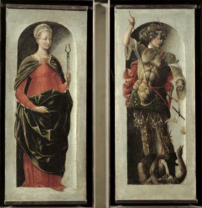 Szent Apollónia és Szent Mihály, 1473 körül