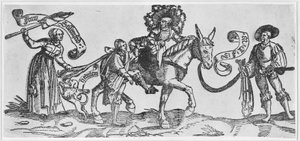 A cickány ("Frau Seltenfried") (fametszet fektetett papírra)