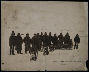 Canadian Bank of Commerce New Years Party, Dawson, Y.T., photographer, Hegg & Co., undated (b/w photo)