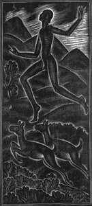 Fuge, kedvesem egy dalért (Repülésemben énekeljetek énekesek dalait örömömre) alkotó: Eric Gill