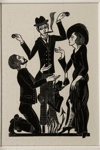 A Vásárló alkotó: Eric Gill