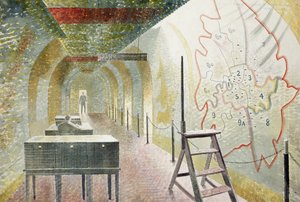 1. számú térkép Folyosó alkotó: Eric Ravilious