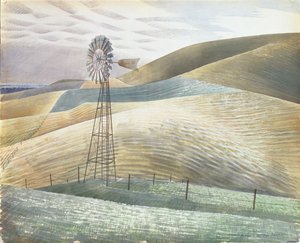 Szélmalom, 1934 alkotó: Eric Ravilious
