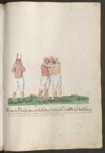 Meztelen mellű janicsárok a szultán felvonulása közben alkotó: Erich Lessing