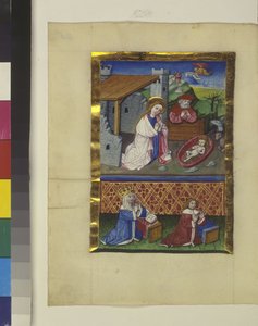 Egész oldal: miniatúra, 1464 körül (temperafestmény) alkotó: Erich Lessing